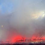 Spectacol pirotehnic Peluza Sud Steaua cu FC Arges